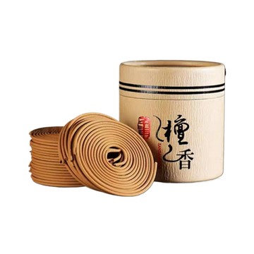 線香 【養氣安神】 家用室內薰香 檀香盤香 3盒組 一盒48盤 茶道 香道 心靈淨化 提神醒腦