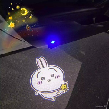 🍀臺灣出貨🍀可愛吉伊卡哇chiikawa迎賓燈卡通女生烏薩奇無綫車門投影燈陞級