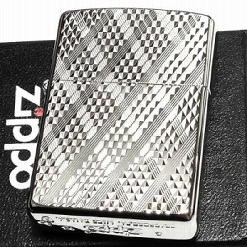 Zippo アーマー ジッポ ライター Diamante ホワイトニッケル ダイヤカット彫刻 両面加工 シルバー 重厚 かっこいい おしゃれ 通販 Lineポイント最大1 0 Get Lineショッピング