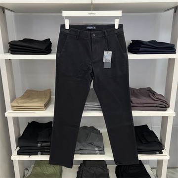 班尼路urban男裝休閑褲純棉修身磨毛商務西褲通勤長褲男85942019