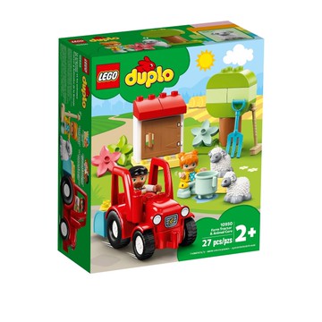 LEGO 樂高 得寶系列 10950 拖拉機動物中心