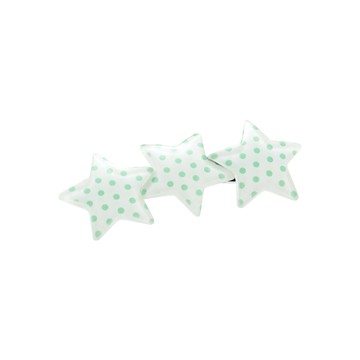 [預購] [官網限定] [韓國] 星星波點髮夾 / 4色 / 單售 / Polka Dot Star Hair Clip
