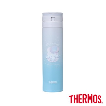 THERMOS膳魔師 保溫瓶450ml＿大耳狗甜甜圈篇(JNS-453CN-DMBL)