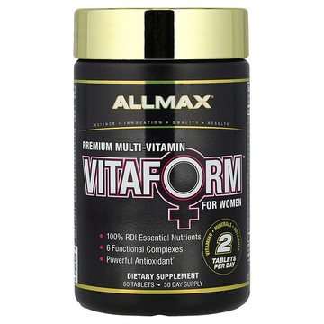 ALLMAX, Vitaform，優質女性複合維生素，60 片