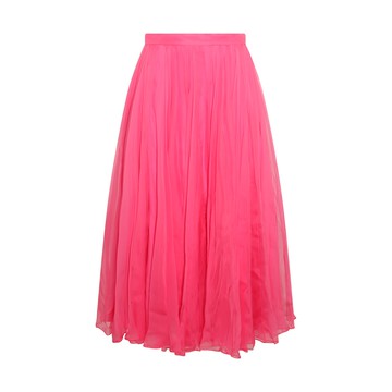 Alexander Mcqueen - Pink Silk Skirt