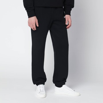 Black jogging trousers with logo