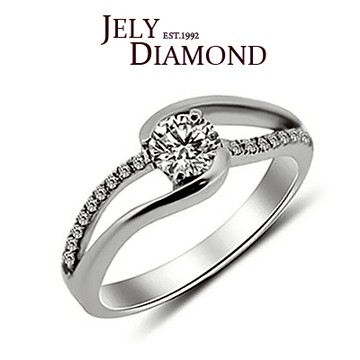 【JELY】JUICY GIA 0.30克拉八心八箭美鑽戒