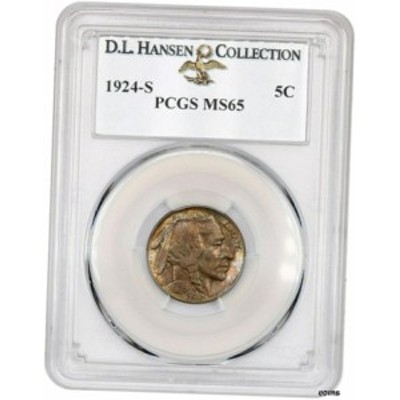 品質保証書付】 アンティークコイン NGC PCGS 1924年-S 5c PCGS MS65