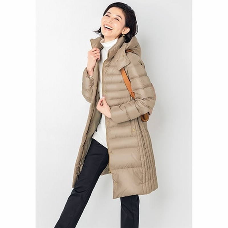 ベルーナ 美のフィット 大人のロングダウンコート 黒 Ll レディース 通販 Lineポイント最大get Lineショッピング