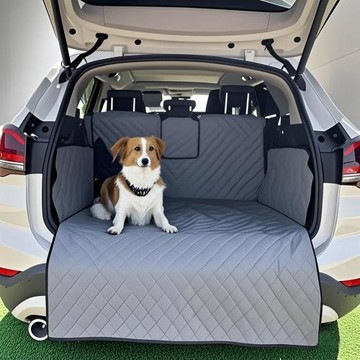灰色超聲波后備箱寵物墊車用后備箱寵物墊防水防臟車寵物后備箱墊