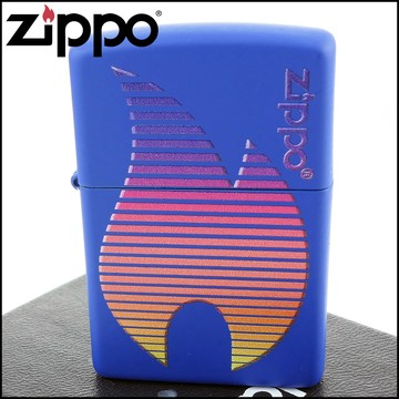 【ZIPPO】美系~Zippo Design-漸層火焰圖案設計打火機