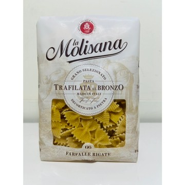 【億明食品】Molisana茉莉義大利麵｜66號蝴蝶麵 500g｜獨特蝶形設計｜輕巧包覆醬汁