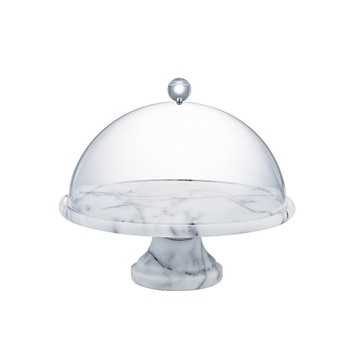 天然大理石保鮮轉台 (贈壓克力保鮮罩)