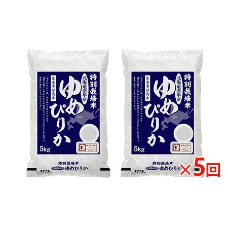 ふるさと納税 北海道赤平産 ゆめぴりか 10kg (5kg×2袋) 特別栽培米  米 北海道 定期便 北海道赤平市