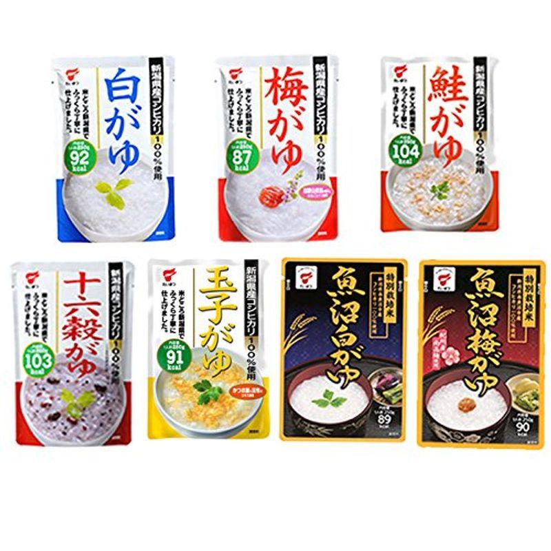 たいまつ食品 新潟県産コシヒカリ使用おかゆセット 7種類21食セット