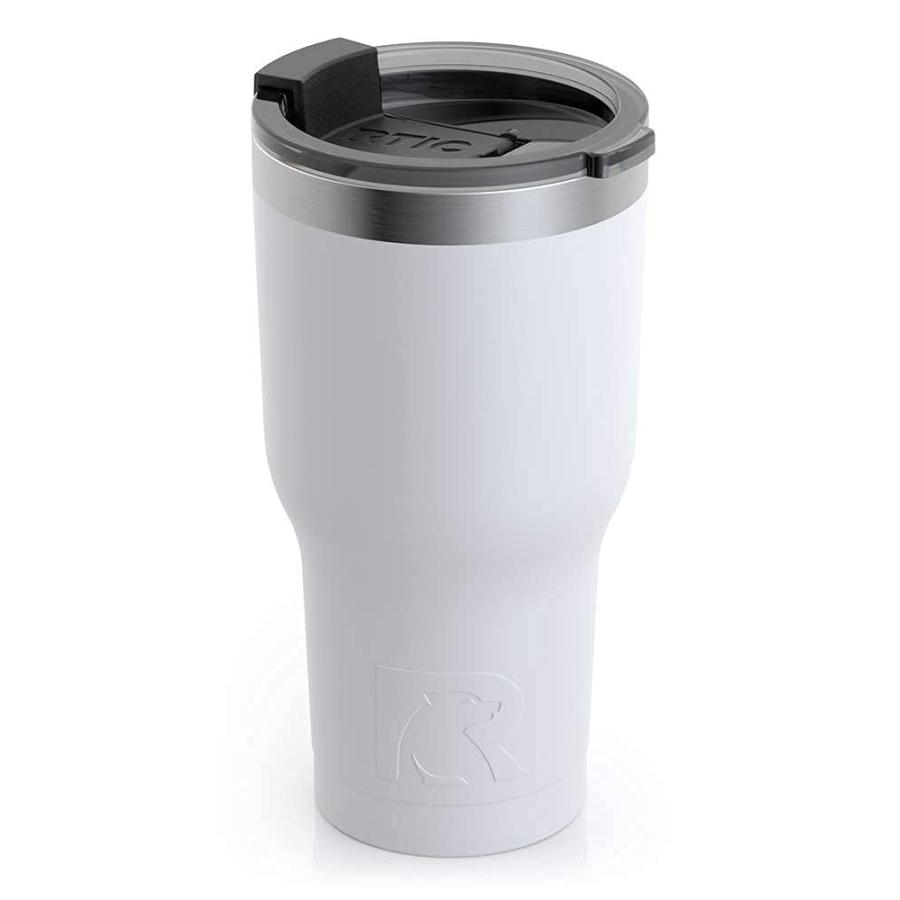 RTIC 20 OZ INSULATED TUMBLER STAINLESS STEEL COFFEE TRAVEL MUG WITH LID, SPILL PROOF, HOT BEVERAGE AND COLD, PORTABLE THERMAL CUP FOR CAR, CAMPIN