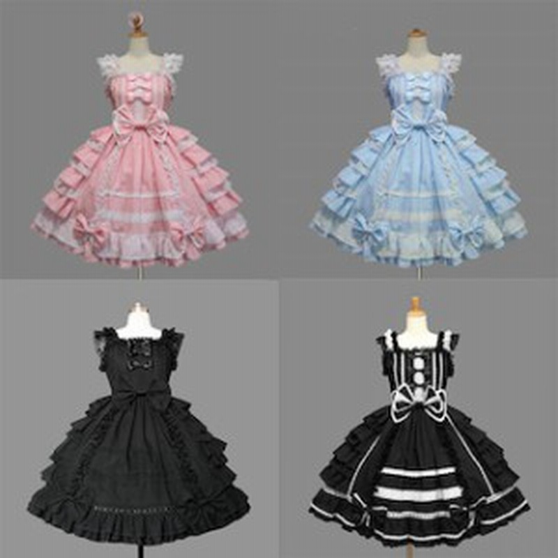 ゴスロリ 舞台 衣装 舞台衣装 ステージ ダンス パンクロリ ワンピース ロリータ ドレス 十字架 クロス バックル ピンク 水色 白 黒 T 通販 Lineポイント最大1 0 Get Lineショッピング