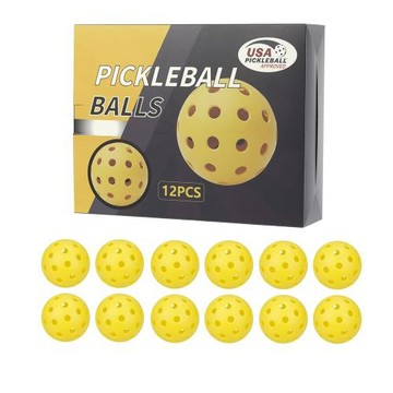 pickleball匹克球40孔洞洞球禮品盒彩盒包裝滾塑注塑夜光球工廠