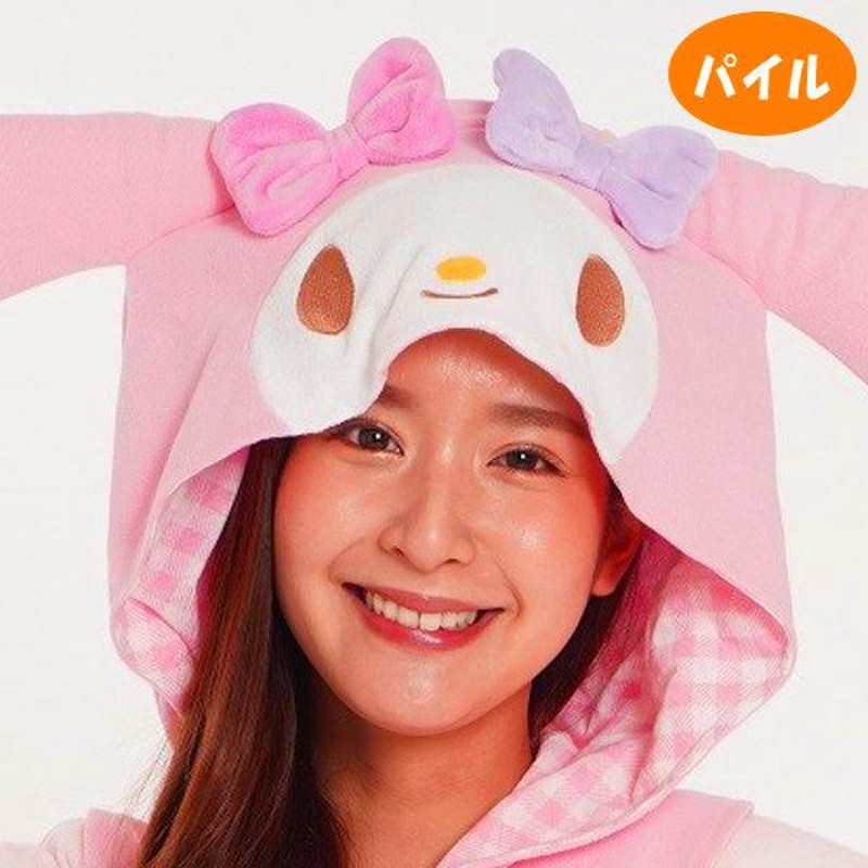 【新品】 マイメロディ マイメロ　着ぐるみ パジャマ 大人用 フリース　サンリオ 楽天市場】着ぐるみ 大人用 マイメロディシリーズ フリース 珊瑚