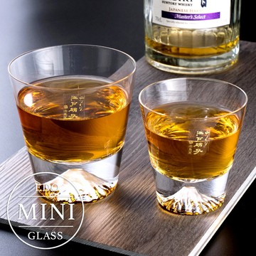 【任2件95折】現貨 田島硝子 富士山杯 經典款x迷你經典款 威士忌杯2入組 酒杯 玻璃杯 MINI迷你版 隨飲料變色 日本原裝 最佳禮物 伴手禮推薦 TG15-015-R+TG20-015-MR 熱賣中!