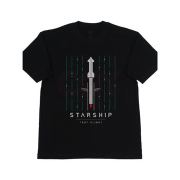 SPACEX星艦STARSHIP獵鷹火箭龍飛船系列太空探索主題潮流短袖t恤
