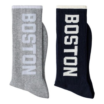 New Balance 男女 棉質長襪二入組 LAS42362AS2-F