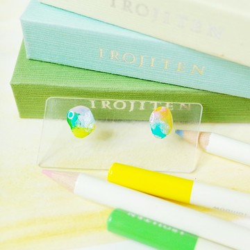 節氣 立春 手繪貼耳耳環 耳針/耳夾