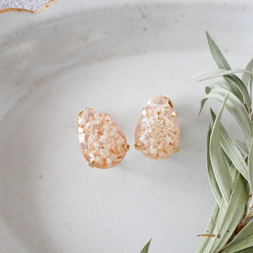 Bijou 吊墜/蕾絲花朵耳夾