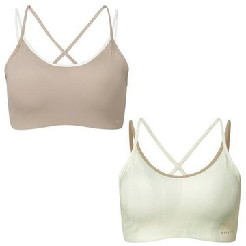 Descente 迪桑特 運動內衣 女裝 中度支撐 淺咖/淺綠 SR322PBR71-BRW0/SR322PBR71-PAT0