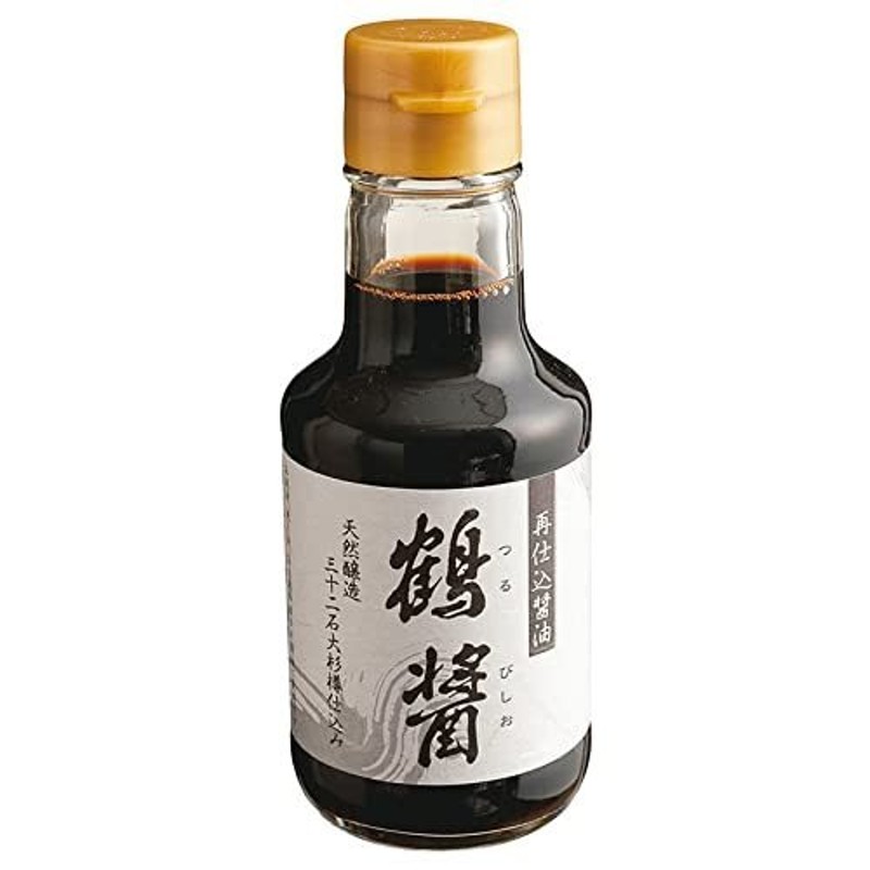 ヤマロク醤油 鶴醤 1本 145ml 鶴びしお つるびしお 国産原料 再仕込み 小豆島 調味料 ヤマロクしょうゆ 醤油 しょうゆ 瓶 通販  LINEポイント最大1.0%GET | LINEショッピング