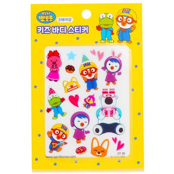 April Korea April Korea Pororo 身體貼紙 - # CT01 1pc-美容工具