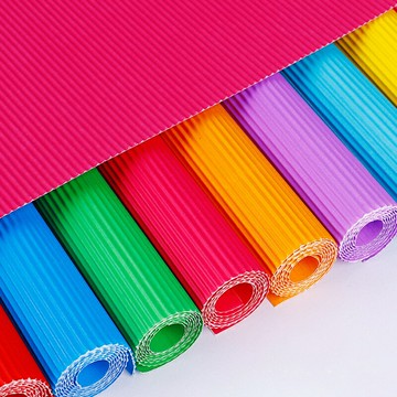 彩色瓦愣紙 A4 波浪紙 10張入 DIY手工 材料配件 手作 美術美勞 美工紙 工藝紙張【BlueCat】【JC5057】