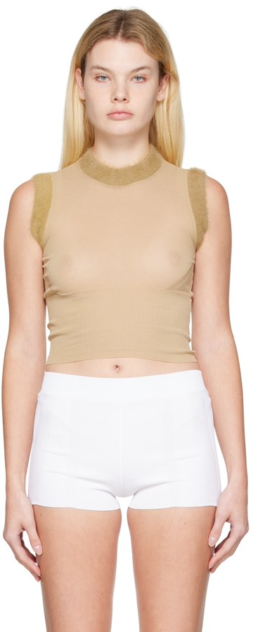 JACQUEMUS 米色 La Maille Ascosu 背心