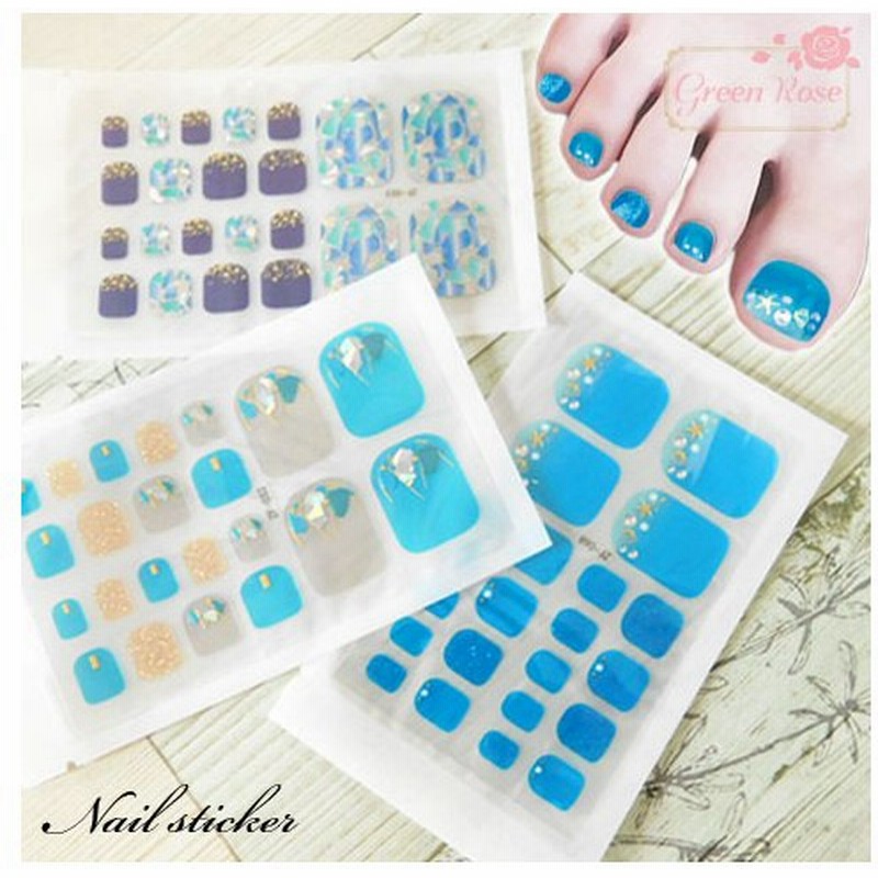フットネイルシールシート 1枚 全3種 ジェルネイル ネイルステッカー ネイルアート 足 爪 08 Seal07 通販 Lineポイント最大0 5 Get Lineショッピング