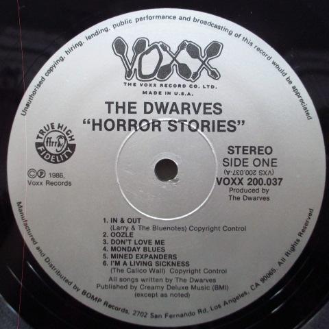 DWARVES-Horror Stories (US Reissue LP)