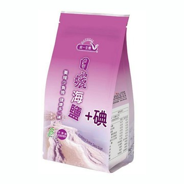 統一生機   日曬海鹽＋碘450公克/包(補充包)