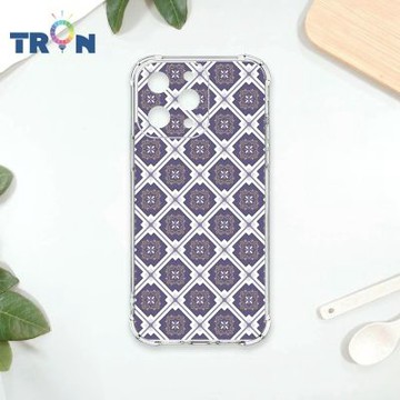TRON 三星 A57 幾何復古花磚-3 四角防摔 軟殼 手機殼
