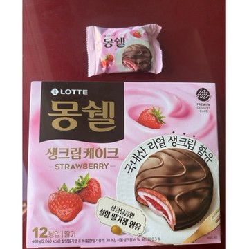 樂天LOTTE 雪夢草莓派 生奶油草莓派 生奶油巧克力派 可可派草莓蛋糕 巧克力布雪蛋糕 可可風味 經典起司 巧克力蛋糕