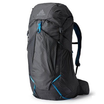 Gregory 新款 FOCAL 48L 專業健行登山背包(Polygiene Stays Fresh 技術的通風網狀背板) 自助旅行_141328 臭氧黑