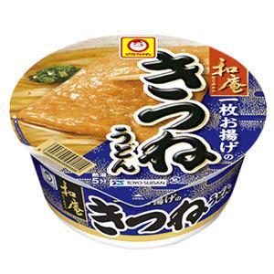 東洋水産 マルちゃん 和庵 一枚お揚げのきつねうどん 85g×12個入 ／食品