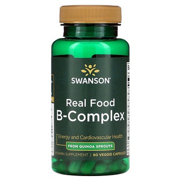 Swanson, Real Food B 復合物，60 粒素食膠囊