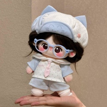臺灣出貨 20cm娃衣 海鹽星糖 20cm棉花娃娃衣服 玩偶公仔可愛學院風娃衣替換裝 20cm娃衣服 棉花娃衣