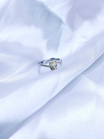 心忱-黃水晶戒指/可調整式戒圍