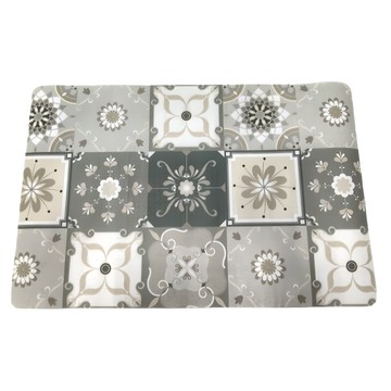 半島良品 厚款科技絨面軟式吸水墊 長款  60 x 40cm  典雅花瓷磚