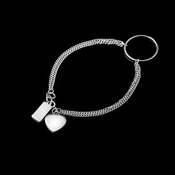 【JK銀飾】幾何純戀／925純銀 手鍊