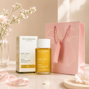 ⚡快速出貨｜代印卡片｜【CLARINS 克蘭詩】貼心有你豪華組-多種規格任選 調理油/撫紋霜-平輸版