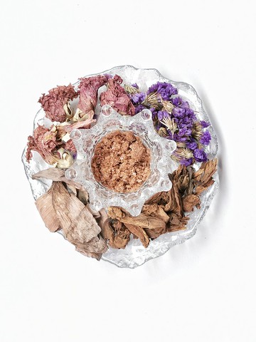 眉心輪花浴鹽 Third Eye Chakra Hz Floral Bath Salt