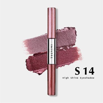 【TSUVIMI 姿慧美】雙色閃亮眼影蜜 ( S14 萊姆酒棕 陳年波特 )