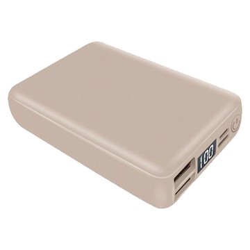 MCK 科技 PD + QC4.0 20W 全協議雙向快充 馬卡龍行動電源 10000mAh 電量顯示  MCK-SPB007  可可奶