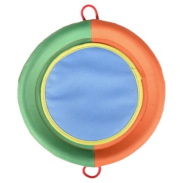 Truly House 布絨飛盤耐咬寵物訓練飛盤寵物玩具狗狗玩具 三色飛盤  24cm  1個  混和顏色